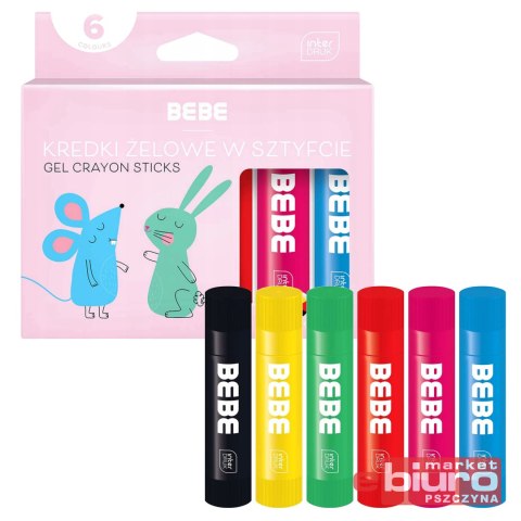 KREDKI ŻELOWE W SZTYFCIE 6X10G BB KIDS INTERDRUK