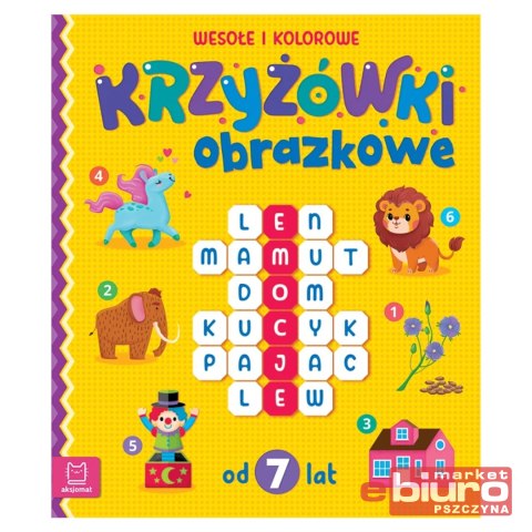 KRZYŻÓWKI OBRAZKOWE WESOŁE I KOLOROWE AKSJOMAT
