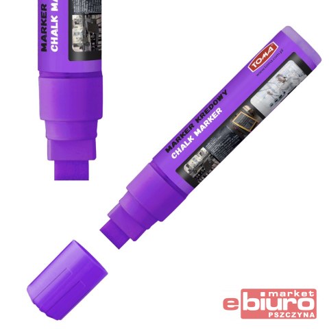 MARKER KREDOWY 15X8MM FIOLETOWY TO-290 TOMA