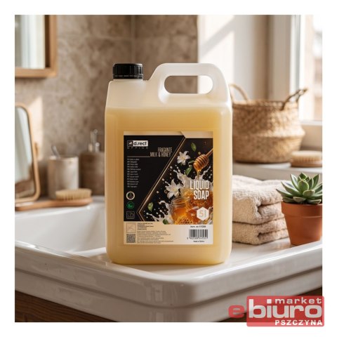 MYDŁO W PŁYNIE D.RECT FRAGANTE MILK&HONEY 5L