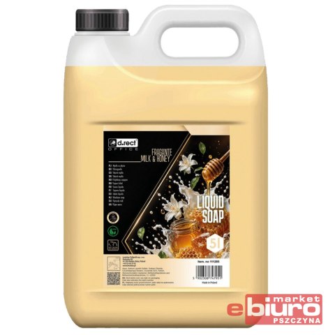 MYDŁO W PŁYNIE D.RECT FRAGANTE MILK&HONEY 5L
