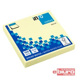 NOTES SAMOPRZYLEPNY 75X75 100K ŻÓŁTY INFO