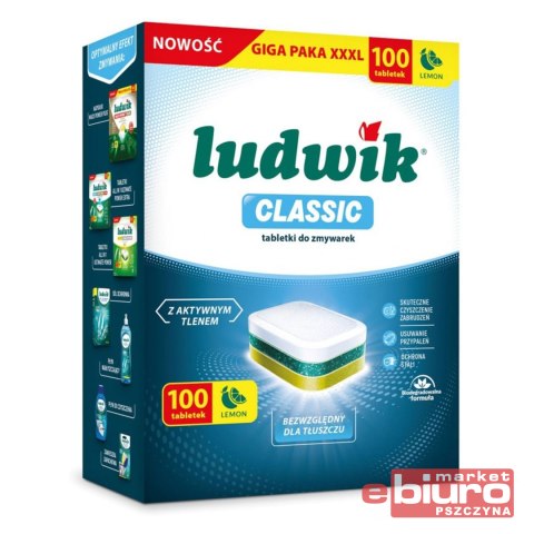TABLETKI DO ZMYWAREK CLASSIC 100 SZT LUDWIK