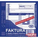 FAKTURA 2/3 A5 Z JEDNĄ STAWKĄ PODATKOWĄ 131-4-E