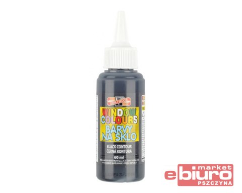 FARBA WITRAŻOWA 9742016 60ML CZARNA KONTUR