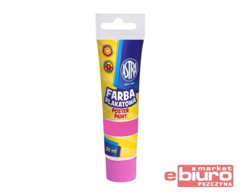 FARBY PLAKATOWE W TUBACH 30ML RÓŻ