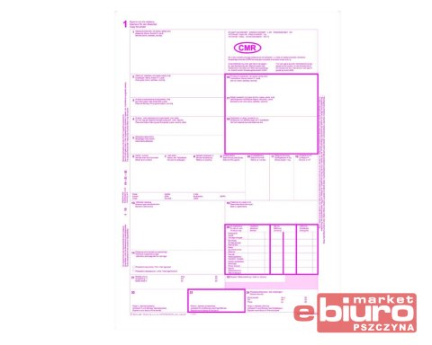 LIST PRZEWOZOWY CMR A4 (ORYG.+ 3 KOPIE) 800-1N