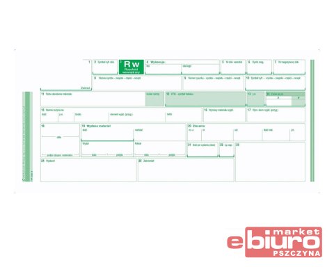 RW 1/3 A4 JEDNOPOZYCYJNE 383-8