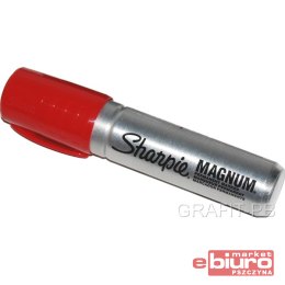 SHARPIE MAGNUM METAL LARGE CHISEL CZERWONY 14,8MM