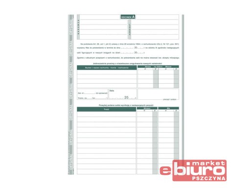 WEZWANIE DO UZGODNIENIA KONT A5 424-3