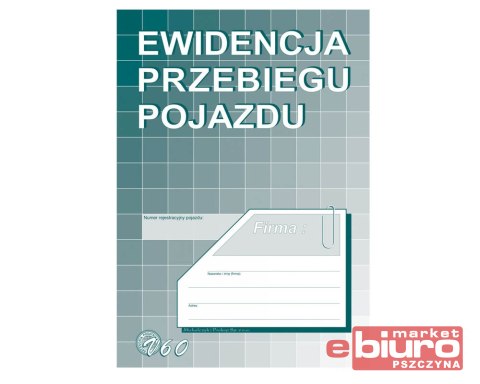 EWIDENCJA PRZEBIEGU POJAZDU V60