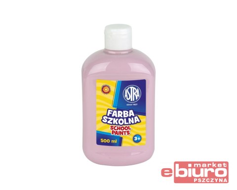 FARBA SZKOLNA ASTRA 500ML JASNY RÓŻ