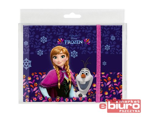 PAMIĘTNIK Z GUMKĄ KRAINA LODU FROZEN DISNEY