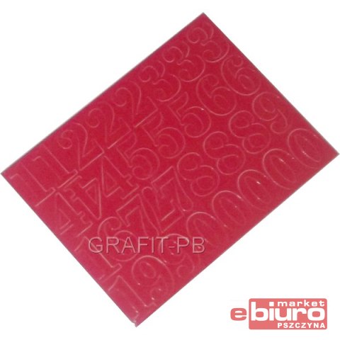 CYFRY SAMOPRZYLEPNE 3 CM RÓŻNE KOLORY