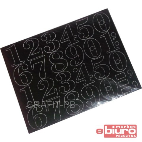 CYFRY SAMOPRZYLEPNE 5 CM RÓŻNE KOLORY