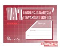 EWIDENCJA VAT NABYCIA TOWARÓW I USŁUG A4 VU11