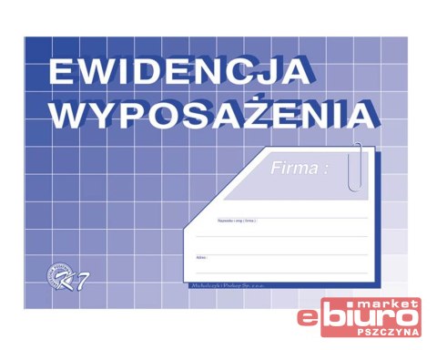 EWIDENCJA WYPOSAŻENIA A5 K07