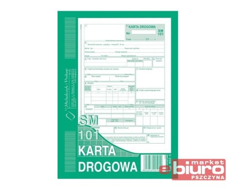 KD KARTA DROGOWA SAM. OSOB. A5 802-3