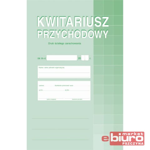 KWITARIUSZ PRZYCHODOWY A4 (50 SZT) 400-1