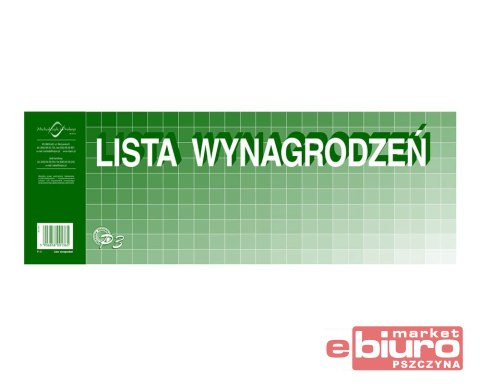 LISTA WYNAGRODZEŃ 1/2 A3 P3m