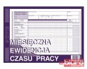 MIESIĘCZNA EWIDENCJA CZASU PRACY 526-1