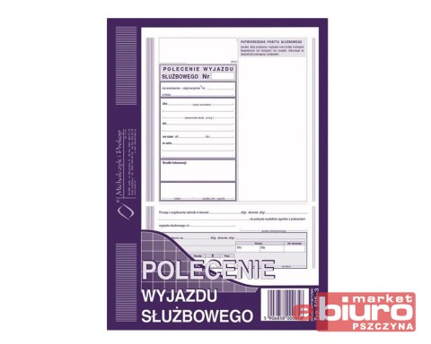 PWS POLECENIE WYJAZDU SŁUŻBOWEGO 505-3