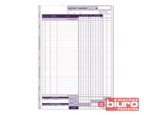 RAPORT KASOWY A-4 410-1