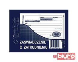 ZAŚWIADCZENIE O ZATRUDNIENIU 502-5