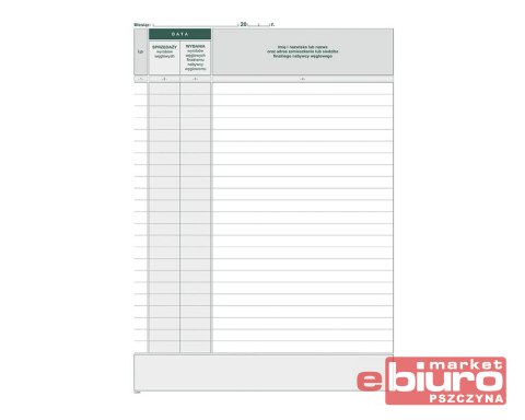 EWIDENCJA SPRZEDAŻY ZWOLNIONYCH Z AKCYZY WĘGLA