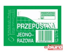 PRZEPUSTKA JEDNORAZOWA A7 571-9