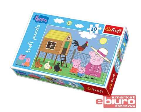 PUZZLE 30 PEPPA WIZYTA W KURNIKU TREFL 18195