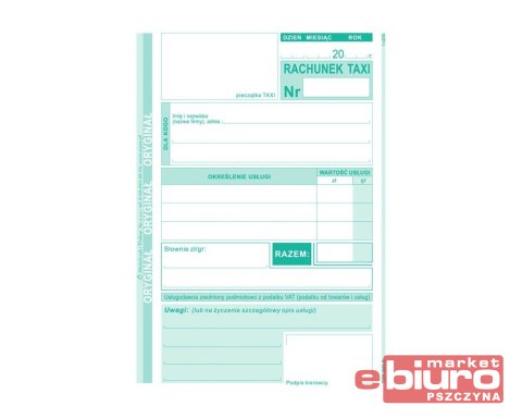 RACHUNEK TAXI A6 241-5