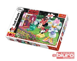 PUZZLE 160 PODLEWANIE KWIATKÓW MINNIE TREFL 15328