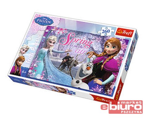 PUZZLE 260 FROZEN MIŁOŚĆ W KRAINIE LODU TREF 13195