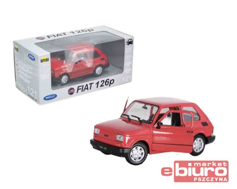 SAMOCHÓD WELLY FIAT 126P SKALA 1;21