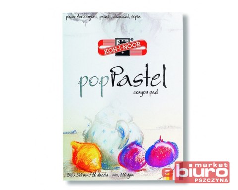 BLOK DO PASTELI BIAŁY 245X345 POP PASTEL A'20 220G