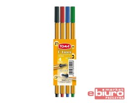 CIENKOPIS F-LINER 0,4MM 4 KOLORY TO-344-4 TOMA