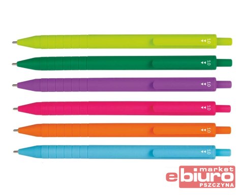 DŁUGOPIS SWIFT OIL GEL MIX 6 KOLORÓW