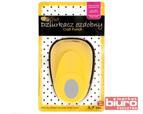 DZIURKACZ OZDOBNY 3,7CM OWAL 2 JCDZ-115-380