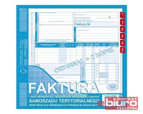 FAKTURA 2/3 A-4 (O+2K) - J.SAM.TER. 118-2E