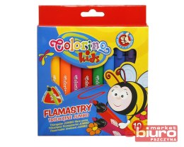 FLAMASTRY JUMBO TRÓJKĄTNE COLORINO 10 KOLORÓW