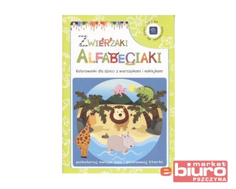 KOLOROWANKA ZWIERZAKI ALFABECIKI A4/32