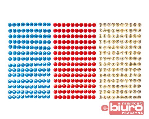 OKRĄGŁY AKRYL DO PRZYKLEJANIA 6MM-140 SZT X086