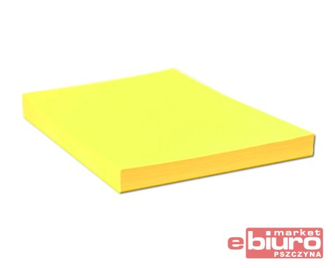 PAPIER KSERO KOLOR 75G/M A-4/100 FLUO ŻÓŁ PROTOS