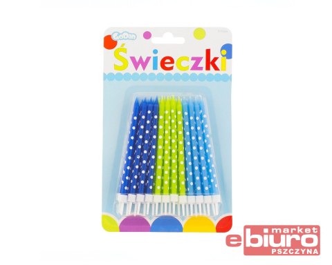 ŚWIECZKA GROCHY DLA CHŁOPCÓW 24/24 GODAN