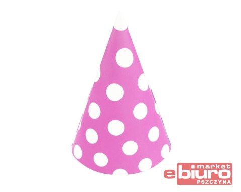 CZAPECZKI PAPIEROWE GROSZKI RÓŻOWE A'6