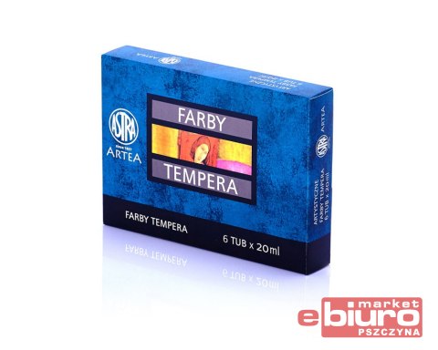 FARBY TEMPERA 6 KOLORÓW - 20 ML