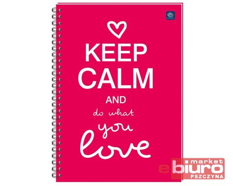 KOŁOZESZYT A4 100 LINIA MIĘKKA OPRAWA INTERDRUK