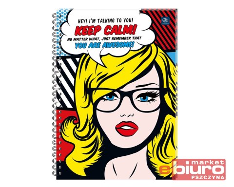 KOŁOZESZYT B5 160 KARTEK KRATKA INTERDRUK