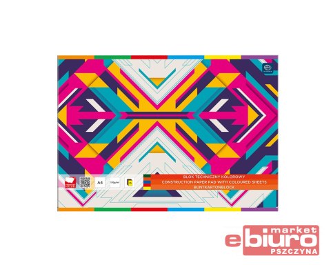 BLOK TECHNICZNY KOLOR A4 INTERDRUK